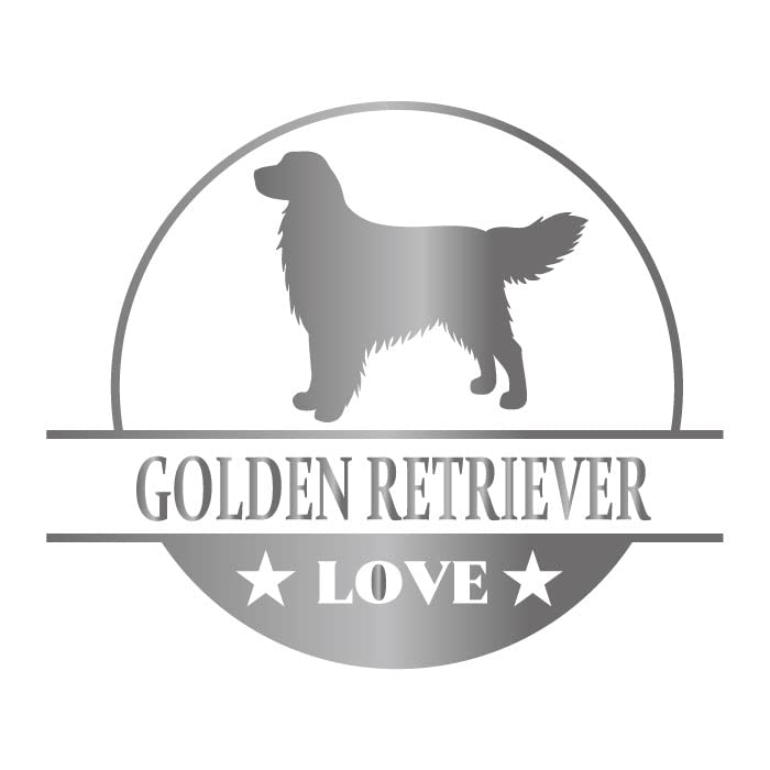 Amazon.co.jp: ゴールデンレトリバー 犬 ステッカー シール 丸形 円形 