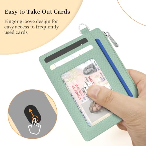 Image of Hancynir Minimalist Small Wallet Women Credit Card Holder, RFID Slim