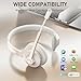 Vonztek Wireless Headset with Microphone Noise Cancelling, 5.0 Bluetooth Headset with Mic Mute & USB Dongle, Wireless Headphones for Cell Phone PC Computer Call Center Office Teams Work Meetings