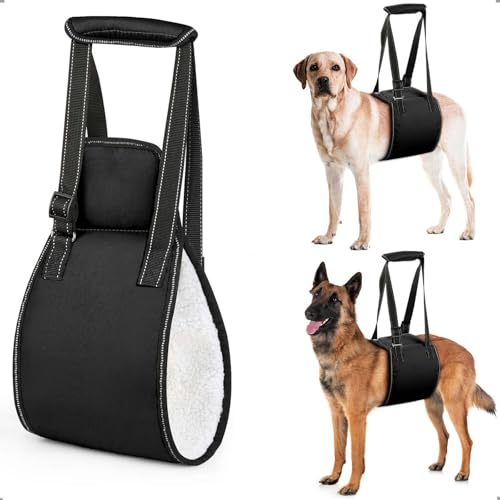 OHCOZZY Harnais pour Chien avec poignée, Harnais de Levage pour Chien Ajustable pour la...