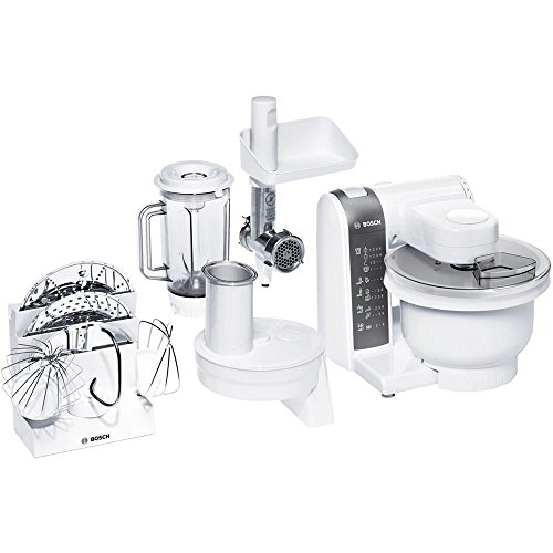 Bosch MUM4855 - Robot de cocina (3,9 L, Blanco, 1,2 m,...