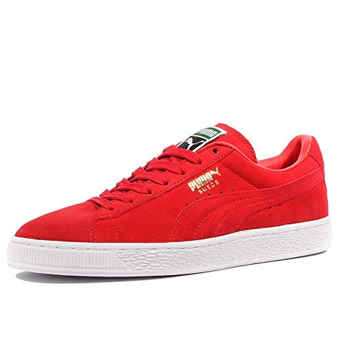 Image of PUMA Suede Classic, Women's Low-Top Sneakers, High Risk Red /White, 5 UK