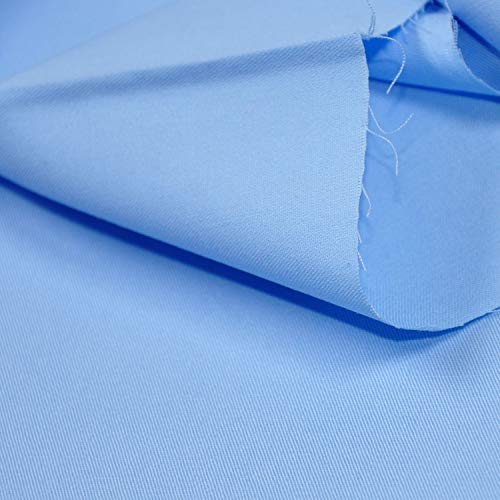 Premium Sky Blue 100% Cotton Twill Fabric - Versatile 4.5oz 60" Wide Material for Upholstery and Craft Projects by The Yard 4 Premium Sky Blue 100% Cotton Twill Fabric - Versatile 4.5oz 60" Wide Material for Upholstery and Craft Projects by The Yard - Image 3