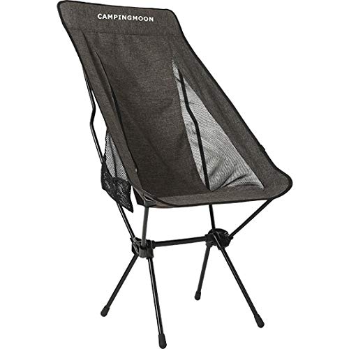 キャンピングムーン(CAMPING MOON) アウトドアチェア ポータブルチェア 椅子 折りたたみ 840Dバリスティックポリエステル・7075超々ジュラルミン製 収納袋付き (F-2001G)