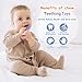 Yoolane Beißring Baby, Beißspielzeug aus Silikon, Baby Spielzeug ab 3 6 9 12 Monate, Werkzeug Beissring Kühlend, Zahnungshilfe BPA-frei, Geschenke Geburt Neugeborene Junge und Mädchen (4 Stück)