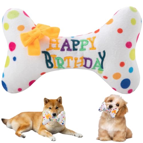 Hundespielzeug Geburtstag Hund, Dauerhaft Hunde Geburtstags Plüschtier, Dog Birthday Toys Weich und bequem, Hund Geburtstagstorte Spielzeug, Haustier Knorpelspielzeug Geburtstagsgeschenke für Hunde Hundespielzeug Geburtstag Hund, Dauerhaft Hunde Geburtstags Plüschtier, Dog Birthday Toys Weich und bequem, Hund Geburtstagstorte Spielzeug, Haustier Knorpelspielzeug Geburtstagsgeschenke für Hunde