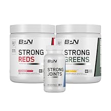 BARE PERFORMANCE NUTRITION BPN Health & Wellness Bundle, Strong Reds, Strong Greens Lemon, Strong Joints