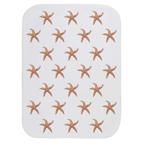 Azeeda 'Starfish' Baby Burp/Wash Cloth (BC00028668)
