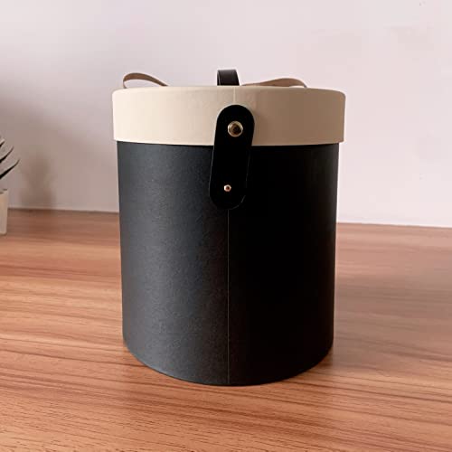 Shipkey 3 Pack Cylindrical Gift Box With Lid, Luxury Round Gift Box Set, Decorative Nesting Gift Boxes Perfect For Wedding Birthday Valentine's Day Decoration Ornament, Flower Box #TOP6