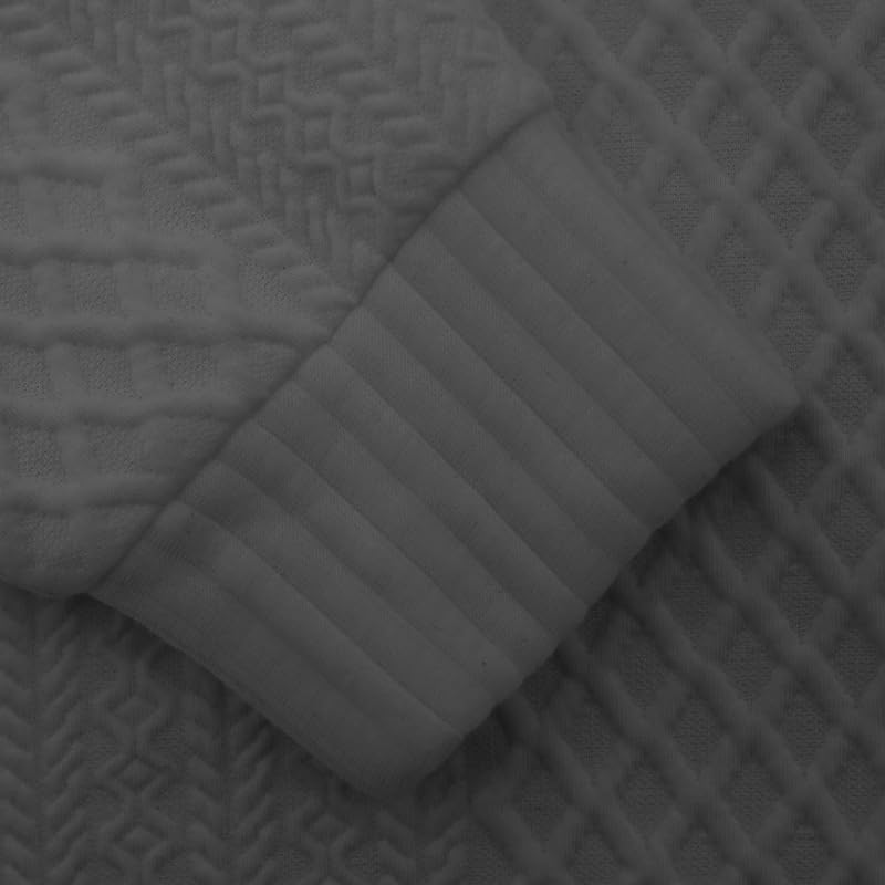 Icelandic Sweater Men,Mens Sweater with Elbow Patches,Vintage Pullover Collar Sweater4