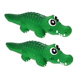 HAPINARY 2Pcs Latex Squeaky Dog Toys for Puppies Small and Medium Dogs Chew Toys Interactive Teeth Cleaning Toys for Indoor Outdoor Play