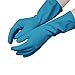Produktbild Hevea - chlorierte Nitrilhandschuhe für den Heimgebrauch. 2er Pack Handschuhe. Größe: L (groß). Farbe: Blau