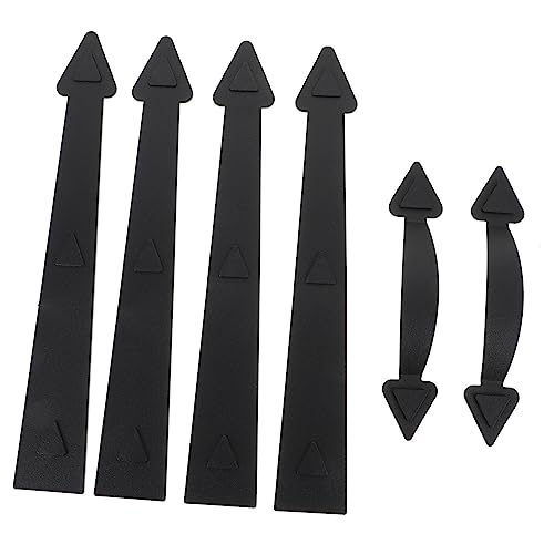 Genérico 1 Juego De Accesorios De Decoración Para Puerta De Garaje Reemplazo De Puerta Armario Tiradores De Cajón Dorados Pantalla Magnética Bisagras De Garaje Imanes Para Nevera
