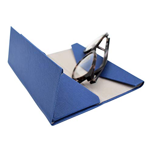 Image of Real Sic Glasses Case for Men and Women - Magnetic Folding Hard Shell Sunglass Holder - Inspired by Solid Color