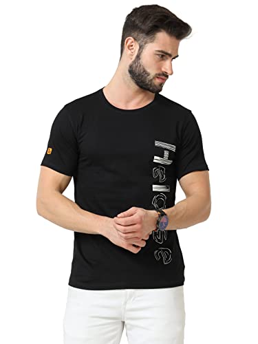 Image of HELOISE Men's 180 GSM Round Neck Half Sleeve (Side Zipper)