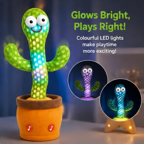 Image of Rechargeable Talking Dancing Cactus Toy for Kids