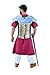 THE MEDIEVALS Lorica Body Armor with Roman Tunic Brass Trimmed Roman Lorica Segmentata Chest Plate Armor with Roman Tunic