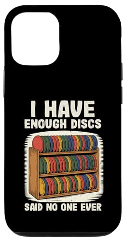 I Have Enough Discs �v���[���[ �j���p �ʔ��� �f�B�X�N �S���t �X�}�z�P�[�X iPhone 12/12 Pro �p