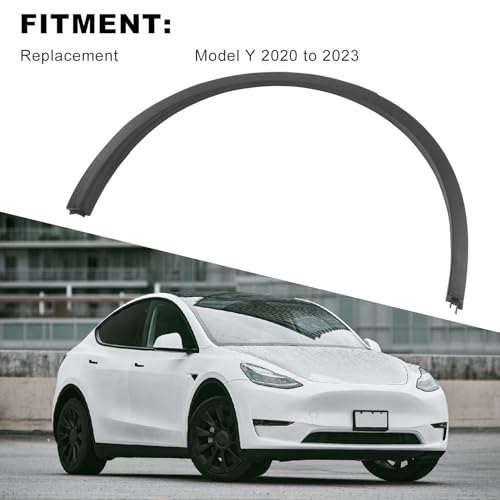 Image of KIMISS Wheel Arch Trim for 2020-2023, Splash Guard Lip Strip, Side Wheel Eyebrow Protector, Replacement Wheel Arch Moulding