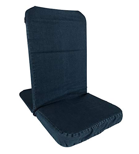 BackJack Floor Chair, Regular, Light Blue Denim - Thumbnail 2