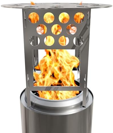 YEFU Fire Pit Heat Deflector for Solo Stove Mesa XL YEFU 7 in, Portable ...