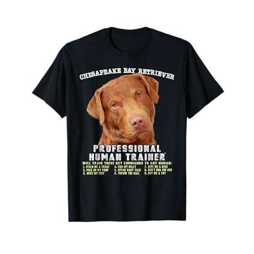 Chesapeake Bay Retriever Dog Professional Human Trainer T-Shirt
