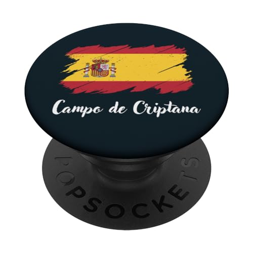 Campo de Criptana España, Bandera de España, Campo de Criptana PopSockets PopGrip Intercambiable
