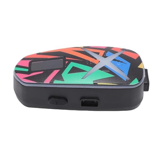 aqxreight Casco DE Moto Auriculares Altavoz IP65 Radio FM Pantalla DE Nivel DE BATERÍA INTERCOMUNICADOR para 4 Personas Compartir MÚSICA