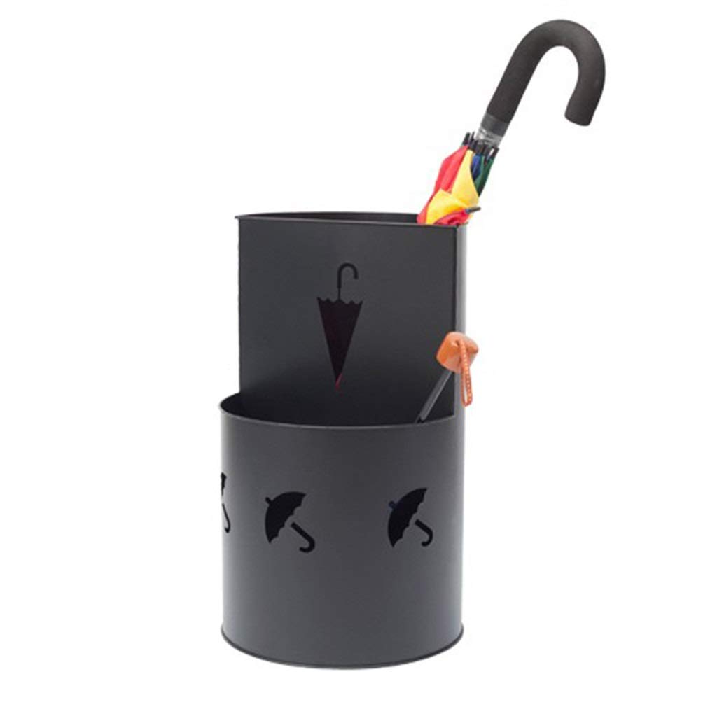Support de Parapluie métallique anti-goutte avec bac amovible pour sol sec