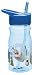 Zak! Designs Tritan Water Bottle with Flip-Up Spout and Straw with Olaf from Frozen, Break-resistant and BPA-free Plastic, 16.5 oz.