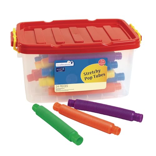 Excellerations Stretchy Pop Tubes - 24 Pieces