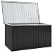 Verderoom Gartenbox Metall Gartenbox Wasserdicht XXL Auflagenbox Metall Auflagenbox XXL Kissenbox Werkzeugkasten Gerätebox Gartentruhe-Anthrazit-171 x 99 x 93 cm