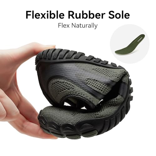 Image of HOBIBEAR Barefoot Shoes for Women Men Wide Toe Box Zero Drop Cross-Training Minimalist Unisex