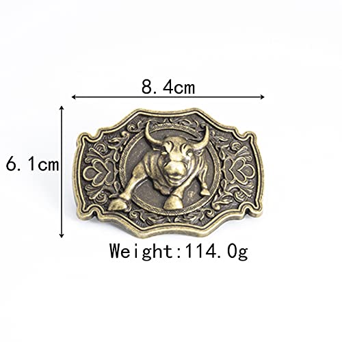 Western cowboy retrò toro marca lega cintura