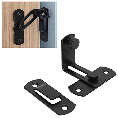 Pestillo de Puerta Corredera de Acero Al Carbono, Hebilla, Cerradura de Puerta de Granero, Gancho de Cerradura de Puerta de Granero Americano para Puertas Y Ventanas