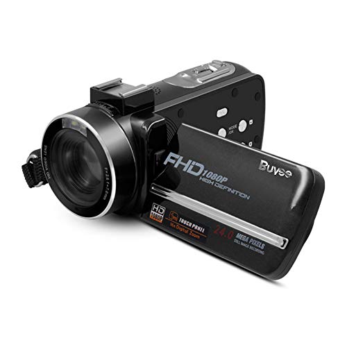 Buyee Video Camera Camcorder Digital Camera Recorder Full HD 1080P 15FPS 24MP 3.0 Inch 270 Degree Rotation LCD 16X Digital Zoom Camcorder Camera