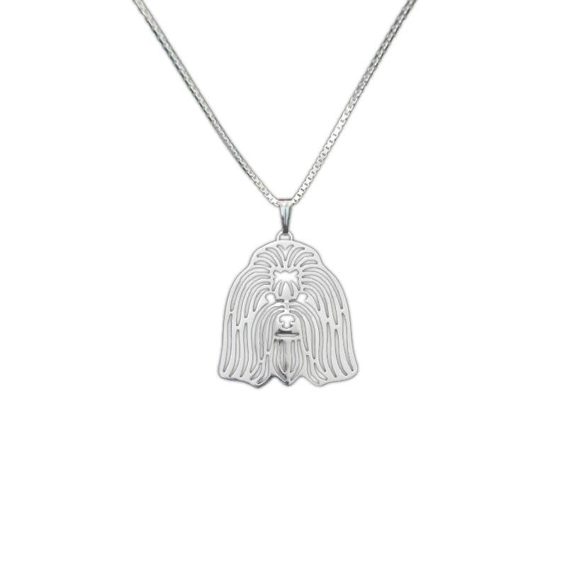 925 Sterling Silver Coton De Tulear Pendant Necklace Gift For Dog Lovers Dog Necklace Pet Jewelry Dog Memorial Dog Keepsake Handmade Rare Show Dog Personalized Animal Jewelry Birthday Custom Jewelry