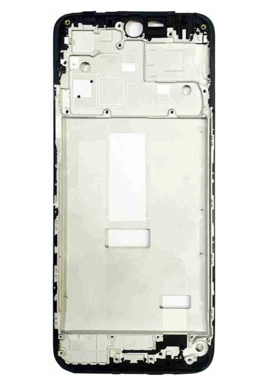 Image of (imbi) Middle Frame Compatible with Xiaomi Redmi 12 (5G) 23076RN4BI LCD Frame Body Chassis Panel - Black