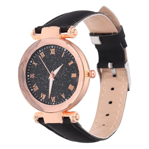 LIGHTAOTAO Reloj de Mujer Esfera Romana y Correa Ajustable de Cuero, Cómodo y Adecuado para Uso Diario Diseño Delicado y Estilo Moderno