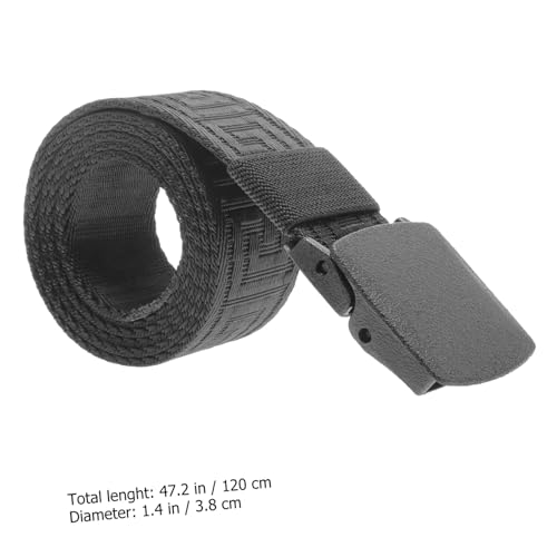 PartyKindom Adjustable Outdoor Men Belt with Plastic Buckle Polyester Waistband Reusable Comfortable Casual Tactical Camping Belt for Travel and Everyday Use2