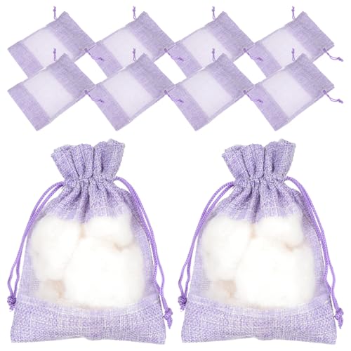 10 Bolsitas de Almohadillas para Lavanda con Cordón miniatura 1