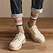 7 Pairs Men Striped Mid Tube Socks Fashionable Retro Soft Comfortable Casual Daily Hosiery