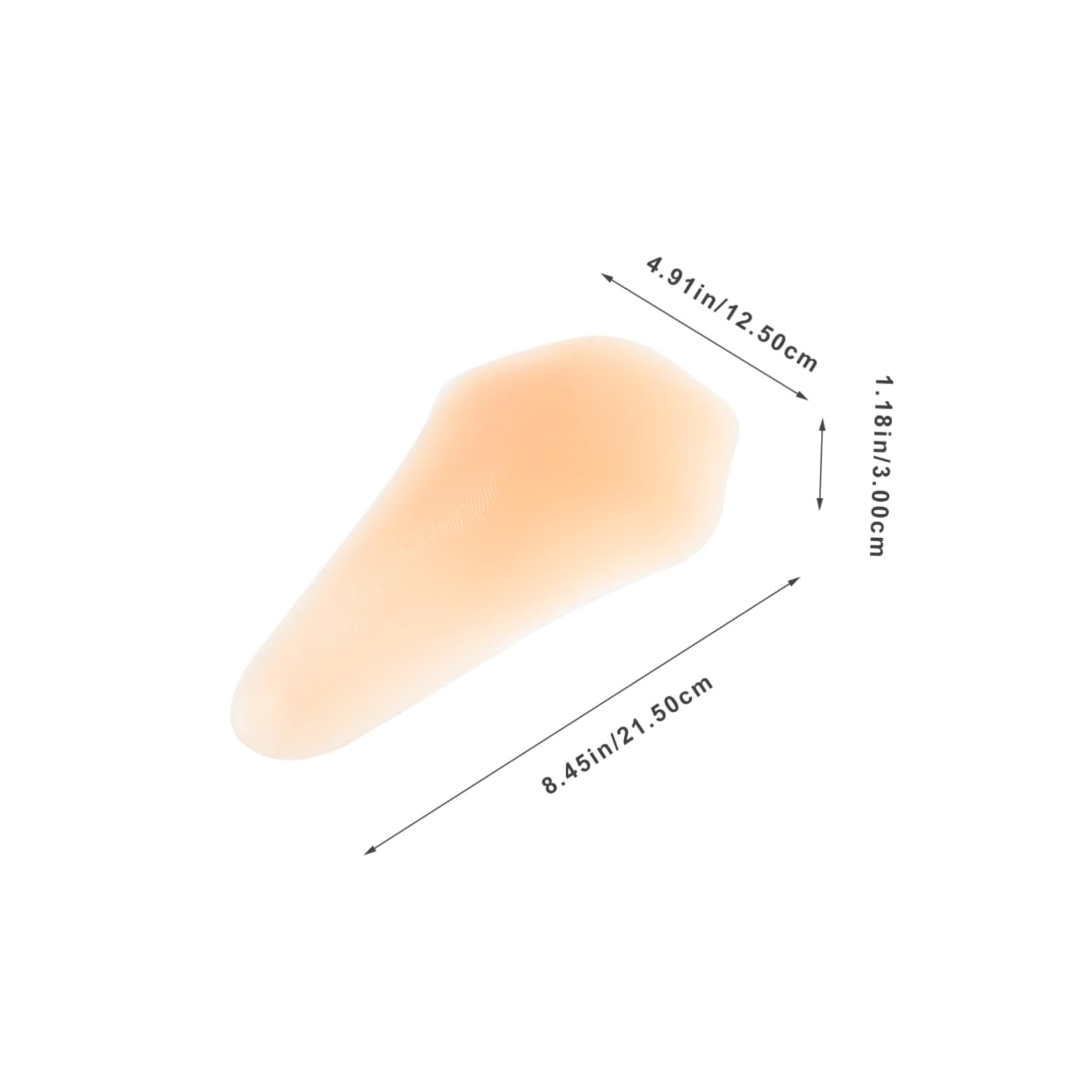 INOOMP 1 Pair Silicone Knee Pads for Skating Adhesive Knee Brace for Ice Skating Flexible Protection Comfortable Silicone Material Enhanced Stability Support