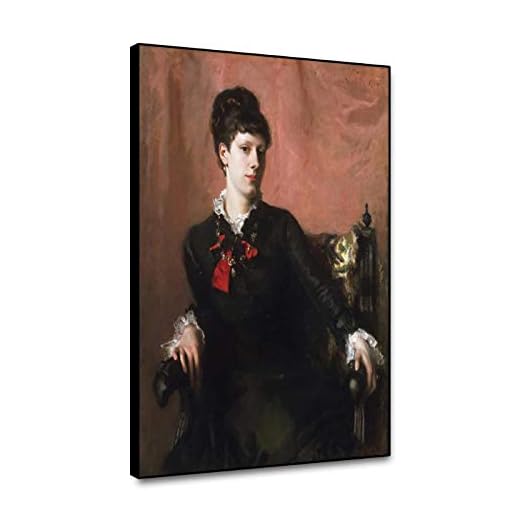 Kyasdp Målning På Kanfakonst 《Porträtt Av Frances Sherborne Ridley Watts》 Sargent Konstaffisch Bild Heminredningstryck På Duk-50X70Cm Ingen Ram