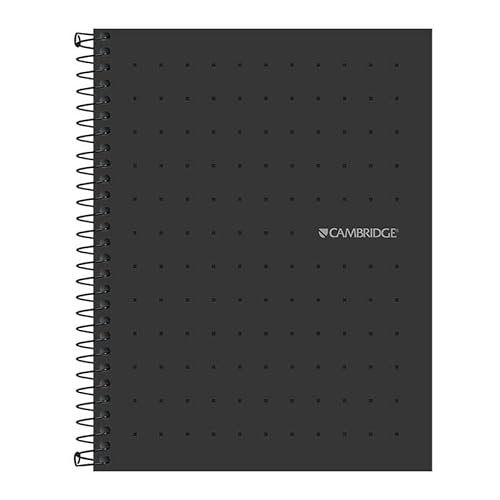 Caderno executivo capa plástica colegial Cambridge Definit com pauta 80 folhas Tilibra