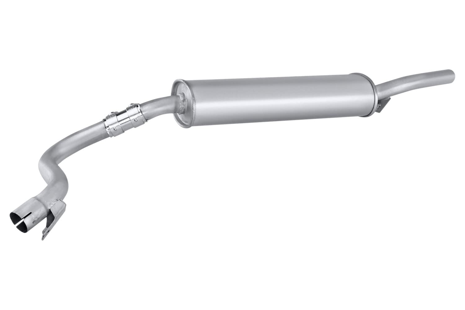 HELLA 8LD 366 028-501 Tłumik końcowy - Easy2Fit® Kit - z tyłu - dwuczęściowy - Komplet z elementami do montażu