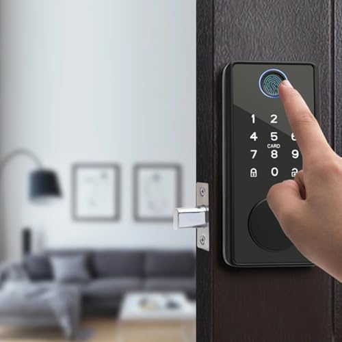 Serrure intelligente Tuya resolvant les oublis de fermeture interieure avec telecommande
