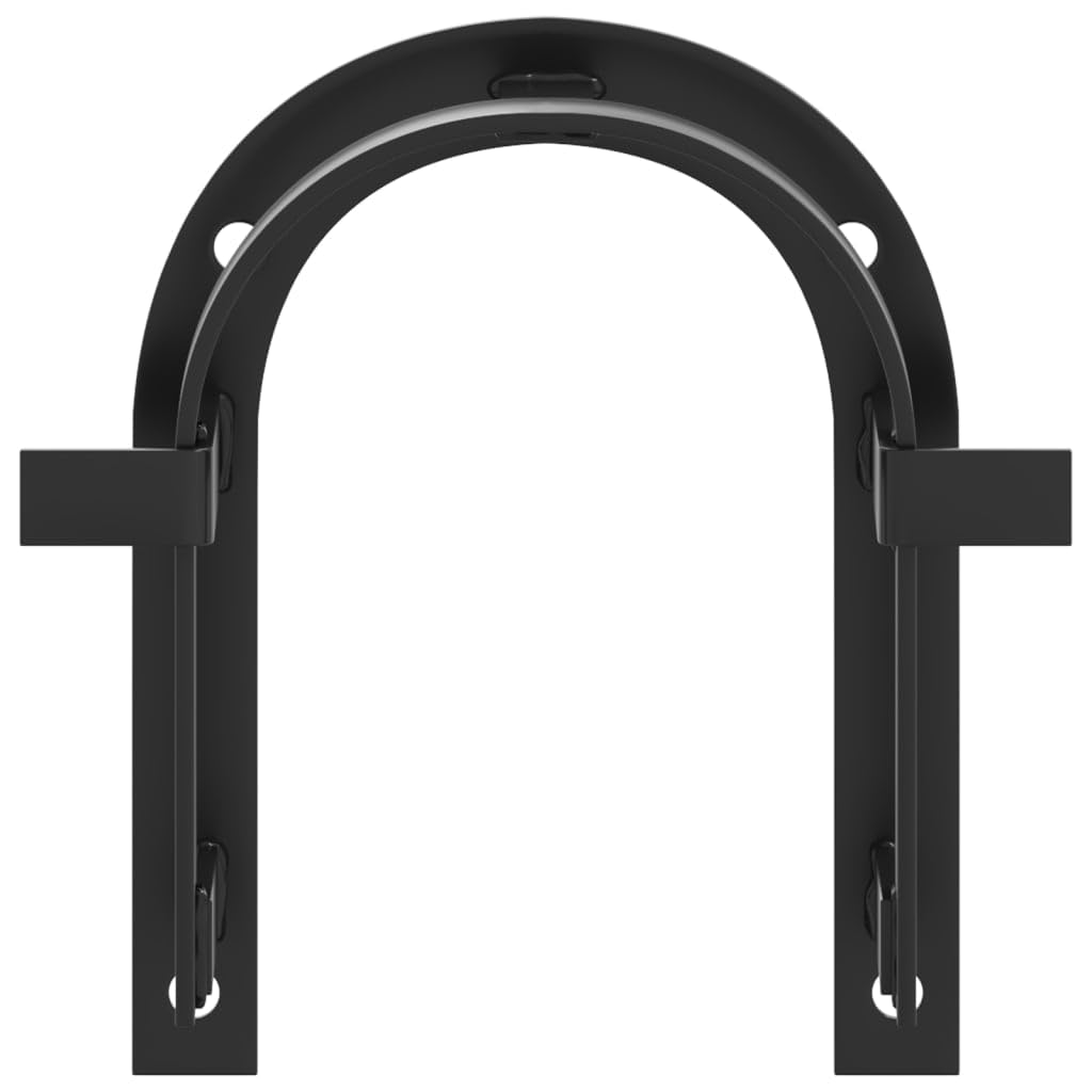Mangloder - Soporte de pared para caballos, color negro, hierro, accesorios para caballos, almacenamiento para riendas, cabestro y accesorios, resistente y versátil para establo, granero y garaje