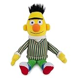 GUND Sesame Street Official Bert Muppet Beanbag, Premium Plush Toy for Ages 1 & Up, Yellow, 7.5”