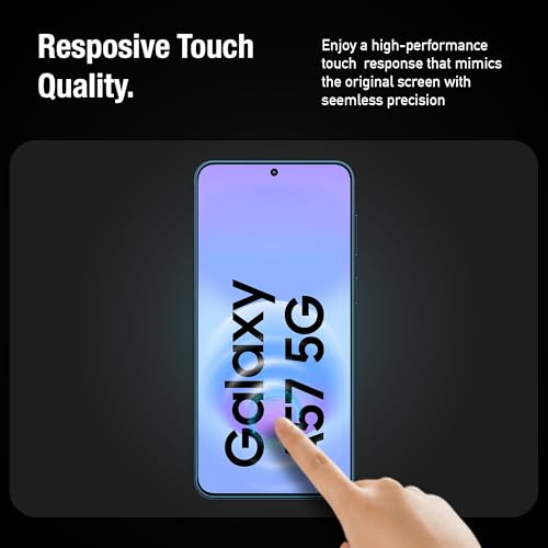 Image of Supershieldz Youtuber's Choice Series Tempered Glass Screen Protector Guard for Samsung Galaxy A57 - 2 Pack